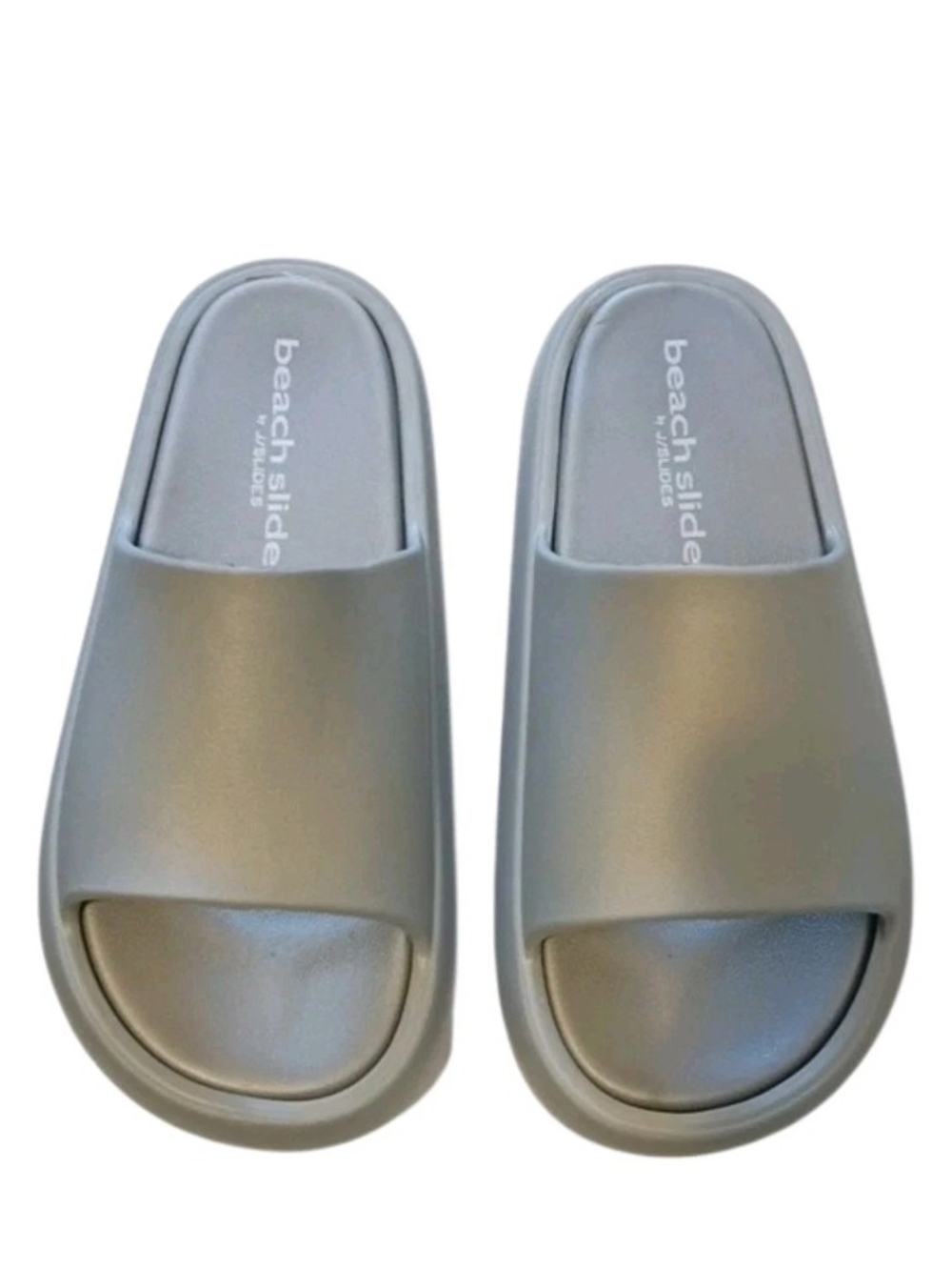 Beach Slides By J/Slides Gray Eva Size 8 Sandals EU 39-40 Comfortable
